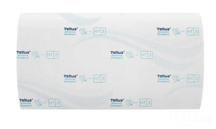 290184 Tellus бумажные листовые полотенца, сложение ZZ