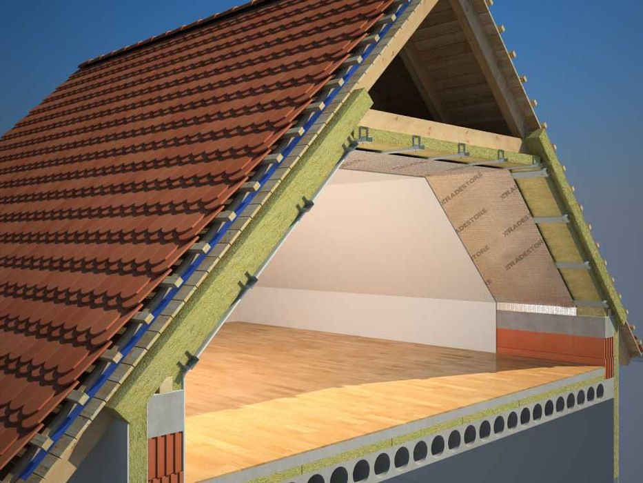 Мембрана супердиффузионная 75м2 рулон. Евростандарт. изоспан