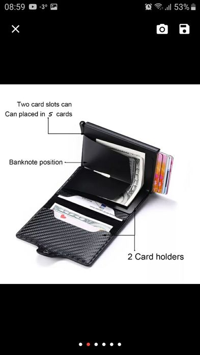 Card holder si portofel  de bani