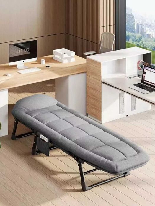 stul ,кресло кровать, Раскладушка, с матрасом, to'shak, Металлический