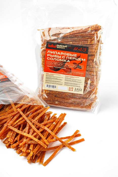 Липаровые рыбы соломка с перцем