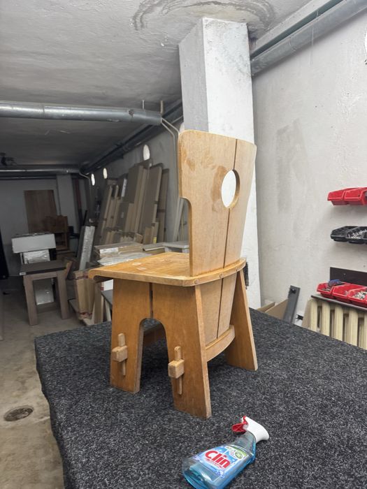 Set scaune lemn masiv pentru terase