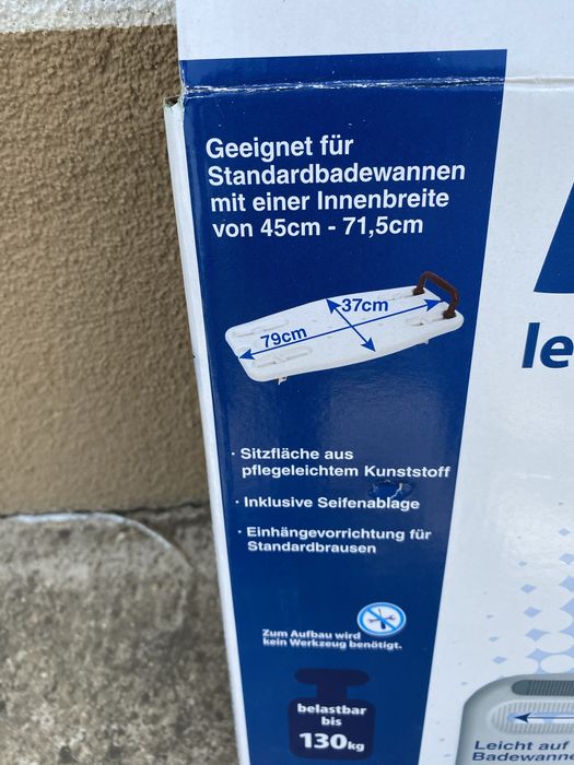 Scaun vana dus varstnici, scaun dus batrini, adaptor vana