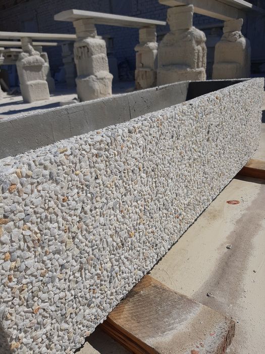 vaza ghiveci jardiniera beton mozaic