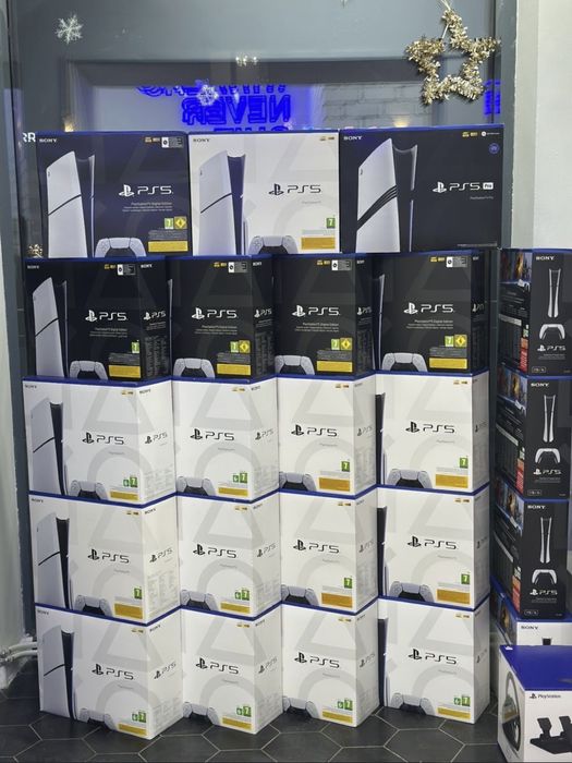 Playstation 5 Slim Новые с гарантией (3 игры в подарок]