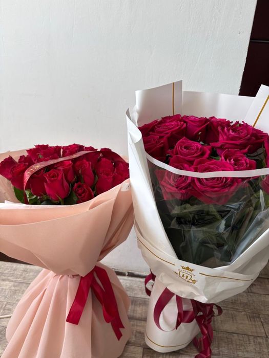 Свежие красныее цветы