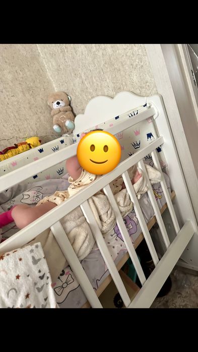 Продам детскую кровать с матрасом