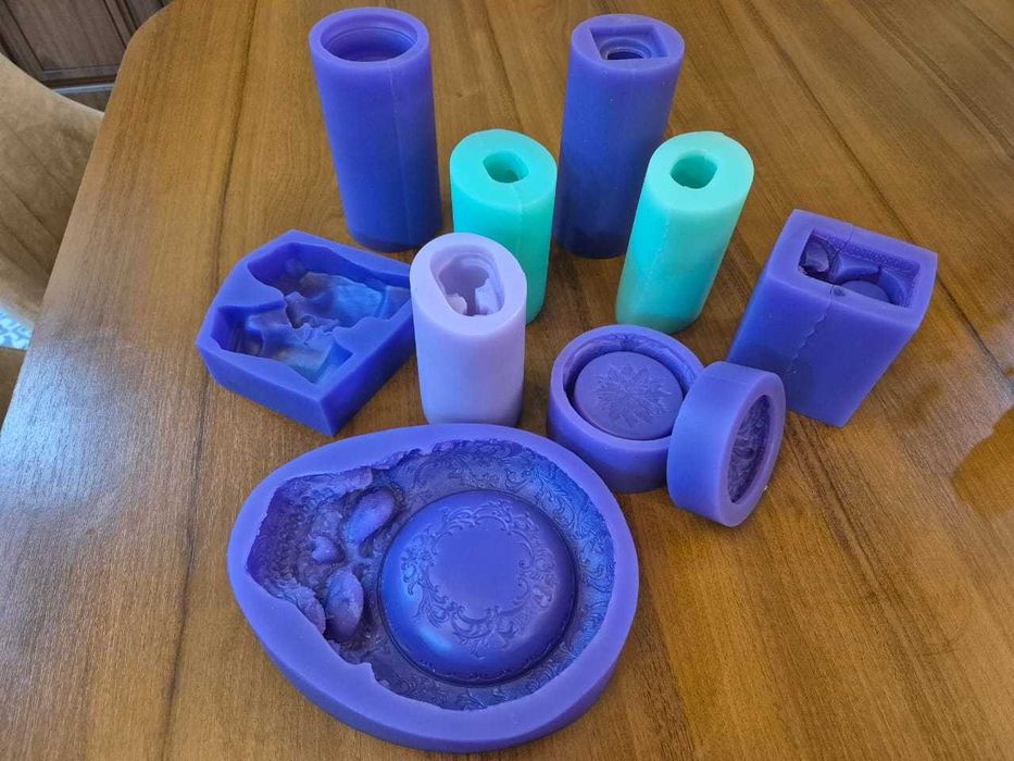 Силиконовые формы, молды для гипса, воска и смолы
