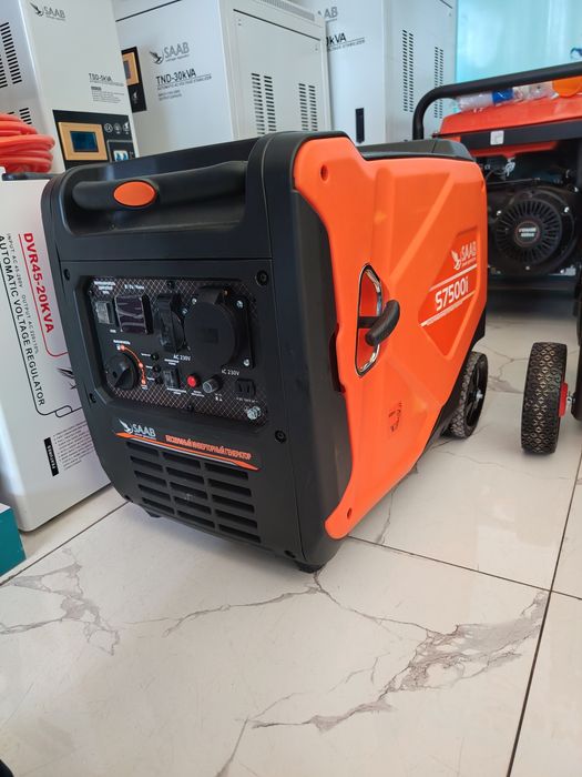 Generator dvijok  генератор бесшумный инвертор движoк  5кв АВР