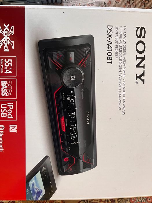 Авто ресийвър SONY DSX-A410BT