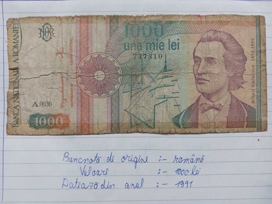 Vand lot bancnote 5000 , 1000, 500
