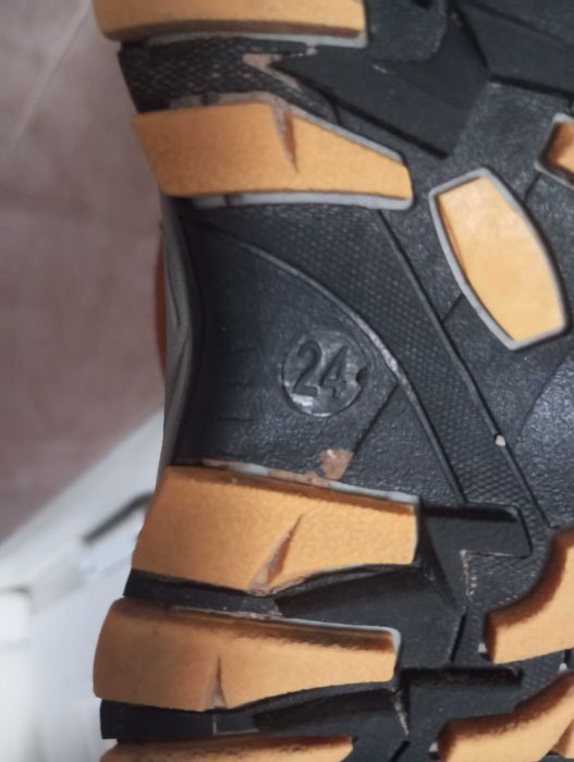 Ботинки утеплённые зимние детские детские 24размер