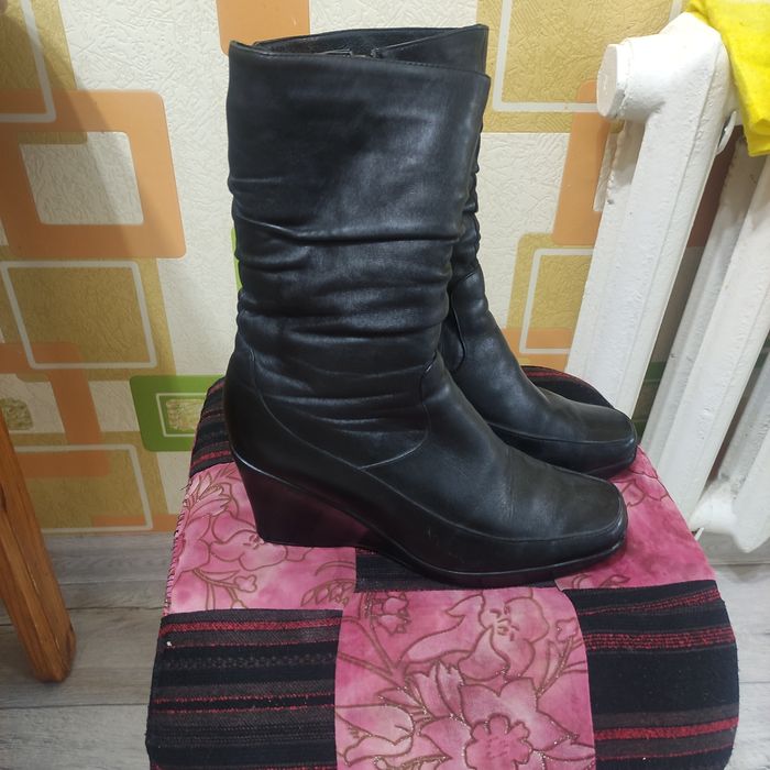 Сапожки натуральная кожа и мех натуральный 39 размер