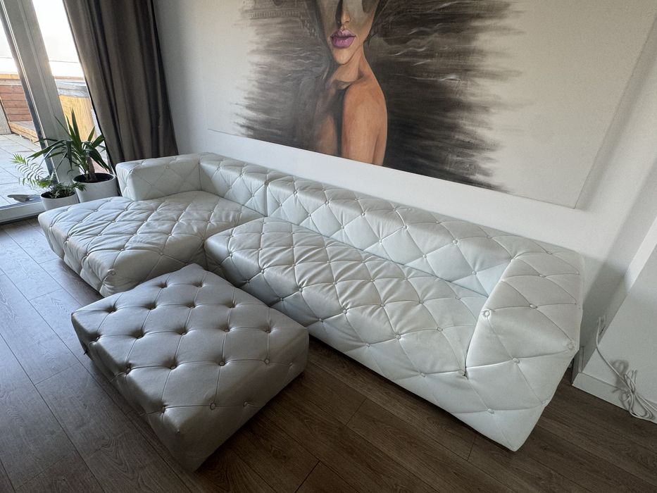 Canapea piele naturala divani sofa