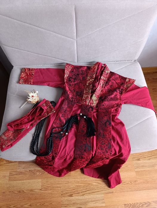 Новогодний костюм самурая для девочек