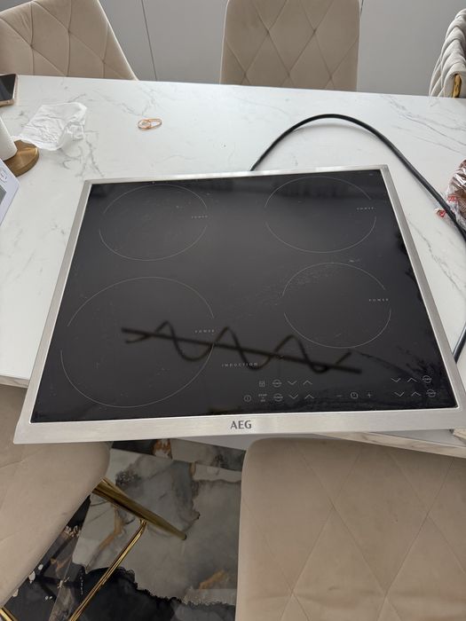 Plita inductie AEG HK634200XB, 4 zone de gatit, Touch control, Sticla