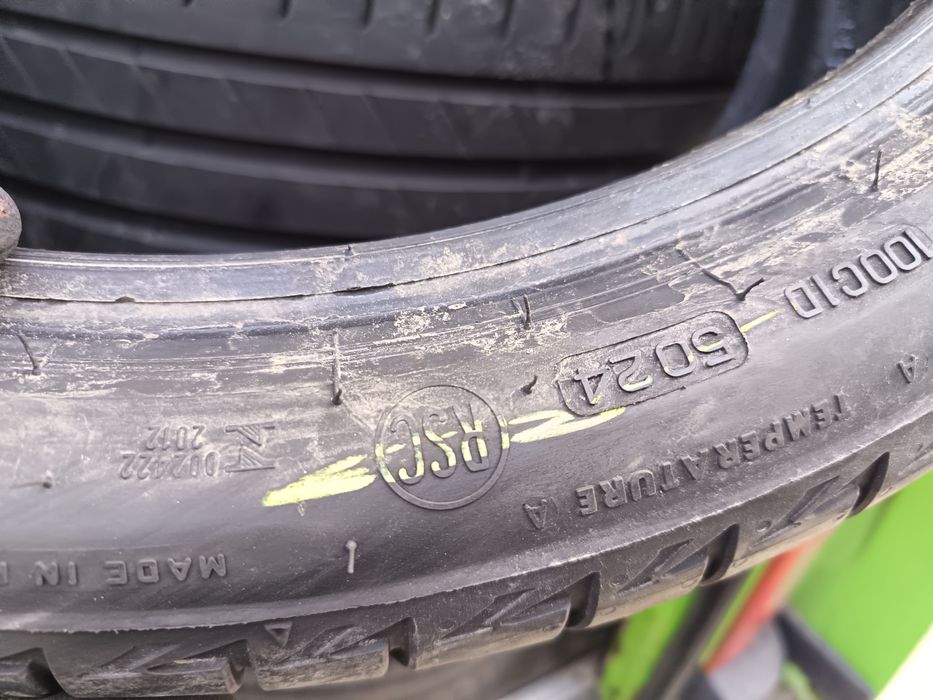 Anvelope vara 255 35 19 Bridgestone runflat 2024 6.3mm