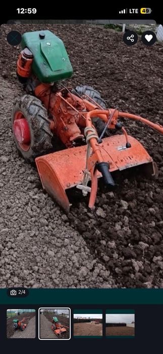 Lucrări cu motocultorul