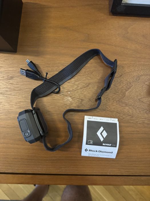 Челник Black Diamond Revolt 350 лумена, зареждаем