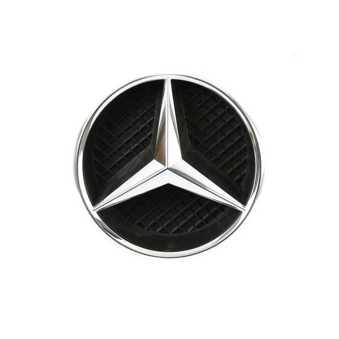 Оригинална емблема 185мм - Черна/Хром Звезда W205, W212, W176 и др.