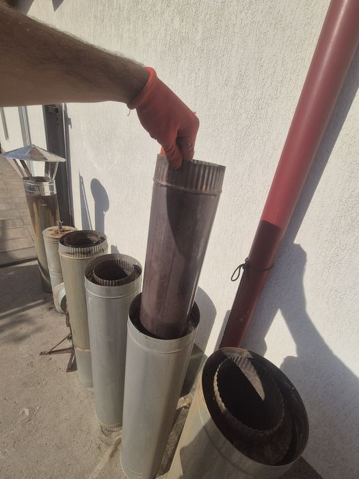 Cos inox izolat 8m