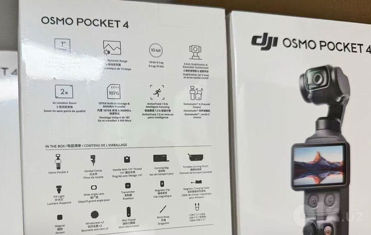 Dji Osmo Pocket 4 Creator Combo New 2026