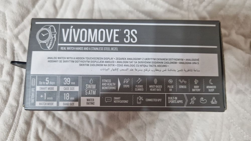 Смарт-часы Garmin Vivomove 3S