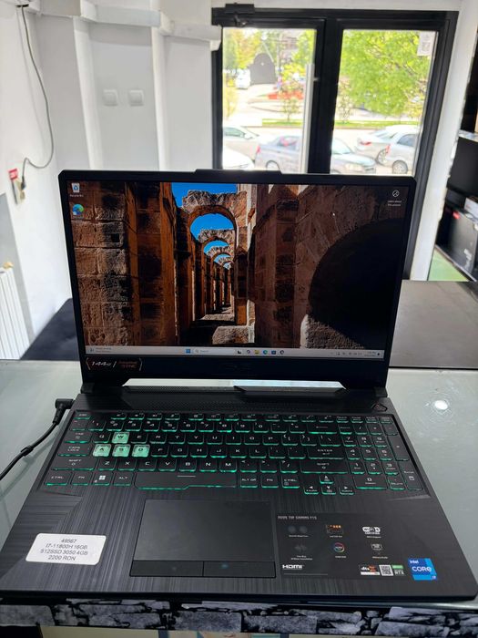 Laptop Asus FX506HC i7-11800H 16GB 512SSD RTX 3050