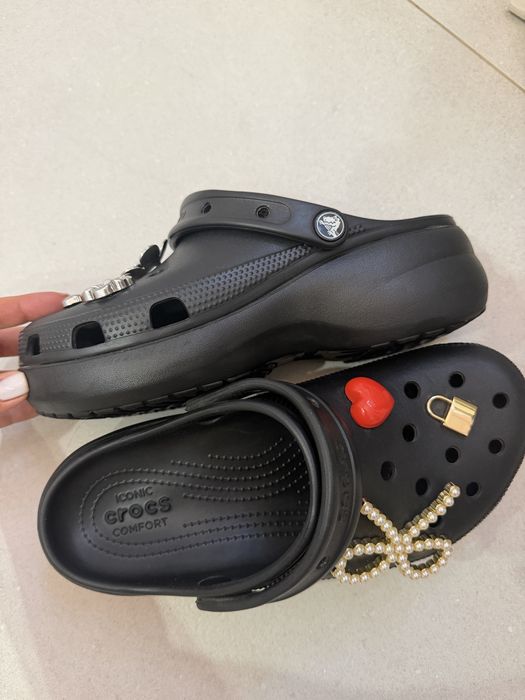 Crocs platform 39-40