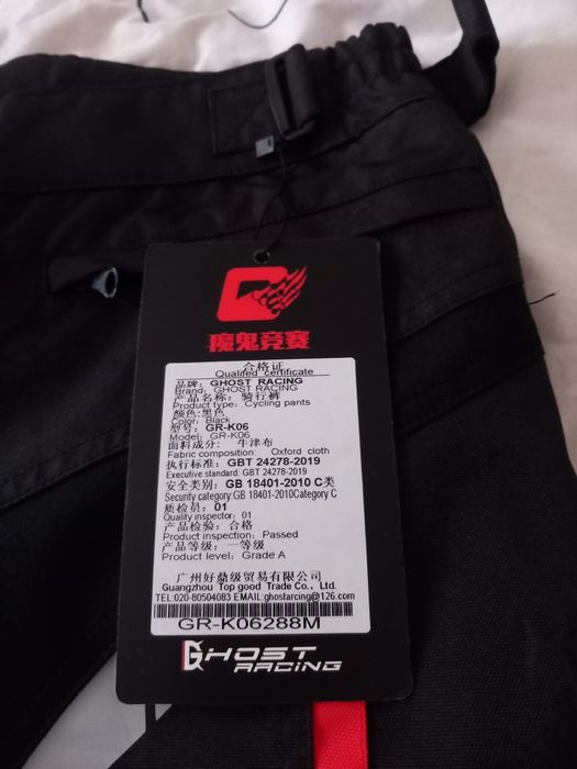 Pantaloni moto textil cu protectii genunchi si coapse