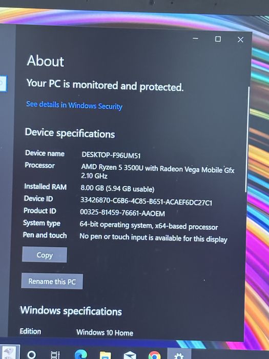 Asus Zenbook 14”• Ryzen 5• Genata noua • bateria 5 ore