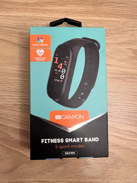 Смарт гривна/Фитнес гривна Canyon CNE-SB01BN
