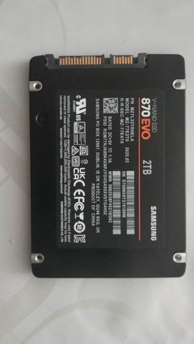 Продам ssd samsung 2tb (2000gb)
