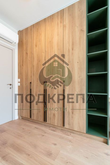 Двустаен дизайнерски апартамент с озеленен двор в комплекс Magnolia F