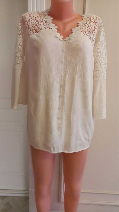 Белая блузка Турция