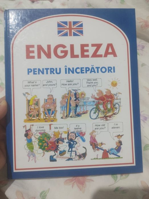 Carte manual limba engleza copii și adulți cu imagini începători curs engleza  ilustrata
