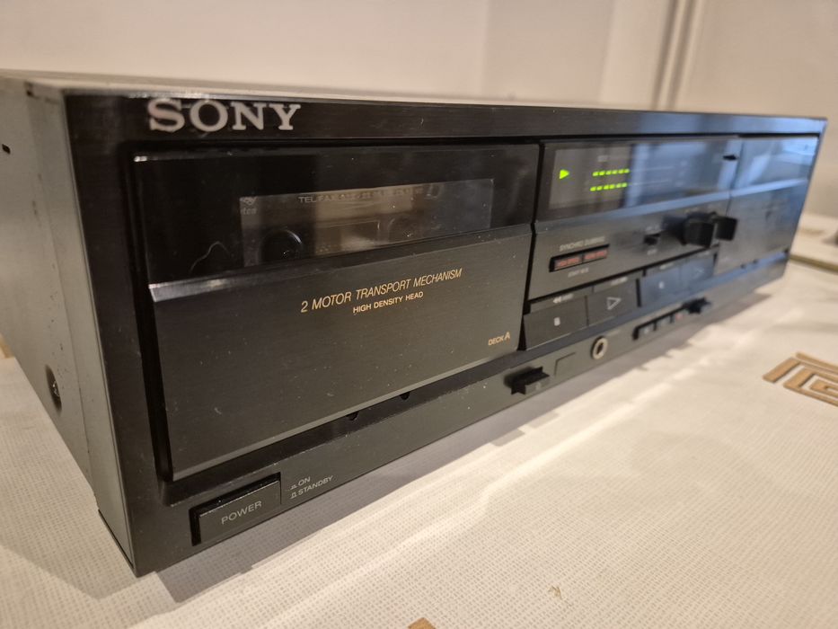 Casetofon SONY TC W 320.  Made in Japan – Revizie Completă, Curele Noi