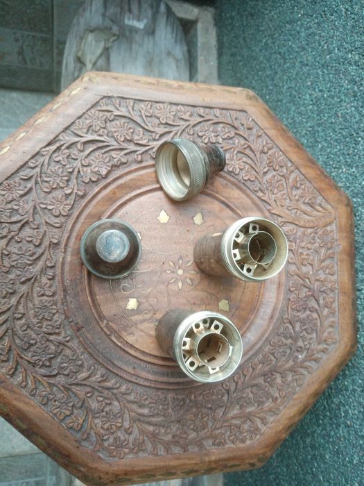 Ретро антикварни медицин. съдове от мед за стерилизиране на мед. игли.