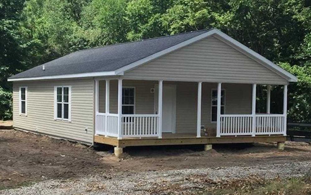 Case modulare moderne pe structura metalica, cabane tip A la cheie