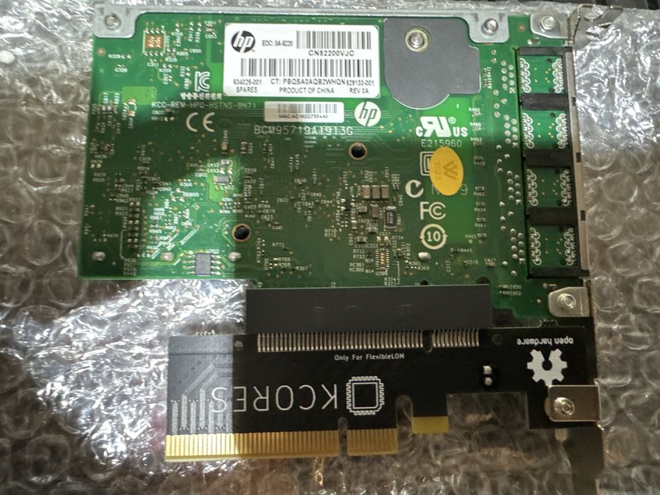 Hp Ethernet 1Gb 4-port 331 FLR Adapter в количестве