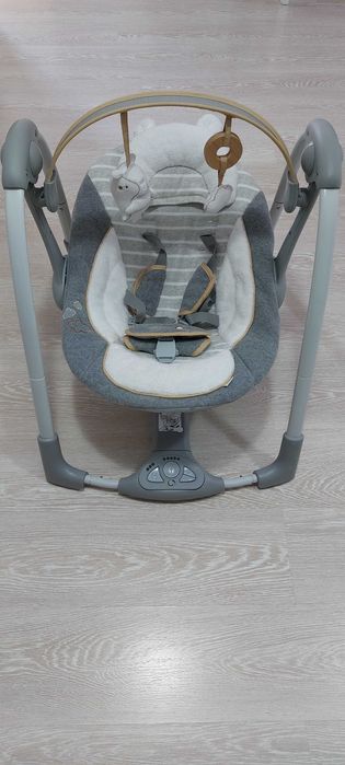 Leagan InGenuity Portabil Swing 'n Go Portable Swing Bella Teddy