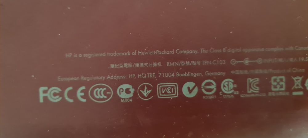 Ноутбук hp на запчасти