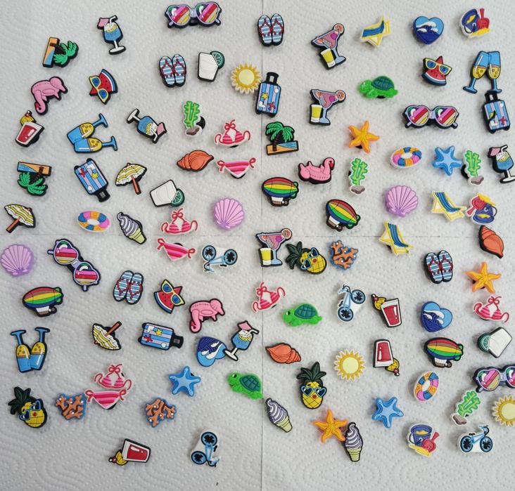 Джибитс набор стич, украшения для обуви, Jibbitz на crocs