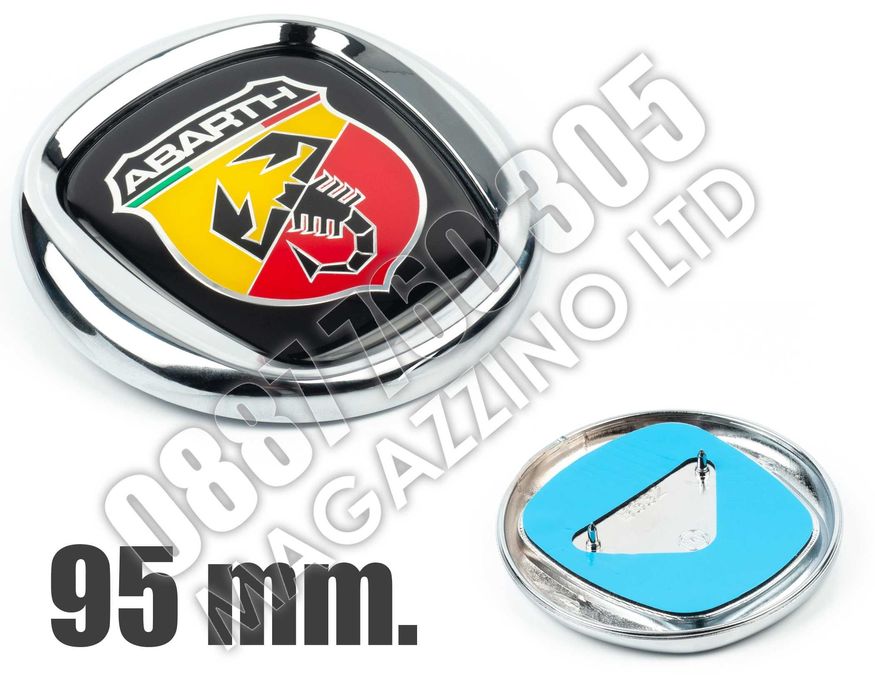 Емблема за Фиат Абарт 95 мм 100 мм 120 мм Fiat Abarth Скорпион