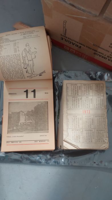 Calendare vechi cu foi