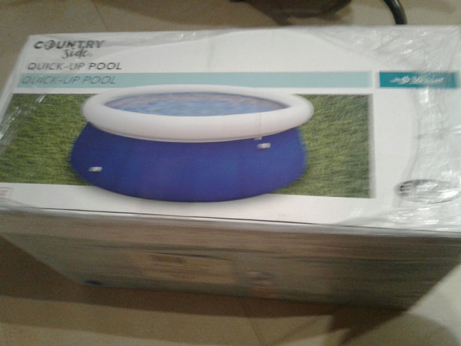 Piscina cu sistem de filtrare, 3m x76cm, inel gonflabil, noua,sigilata