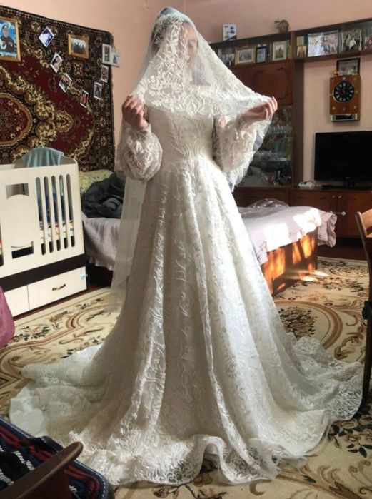 Свадебное платье,корсетное