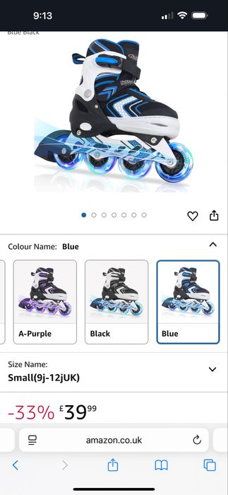 Чисто. Нови ролери размер 27-31