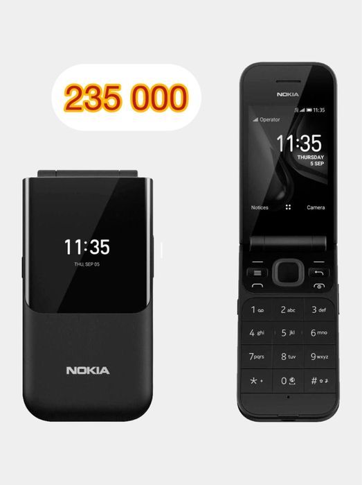 Nokia 2720 yengi  2 ta simkartali