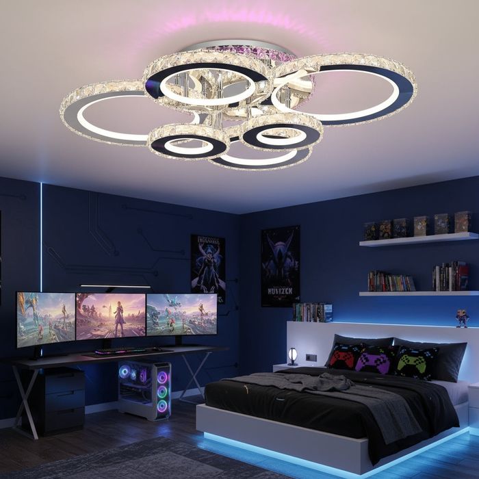 Lustra led 6 cercuri